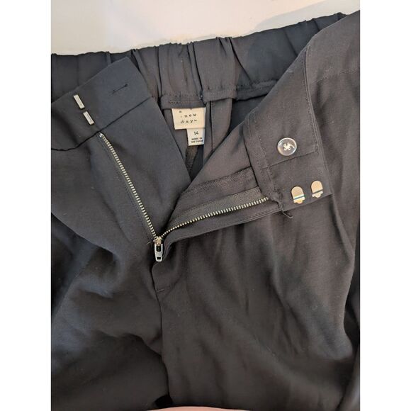 Women's A New Day High-Rise Trousers Black Size 14 - Picture 4 of 6